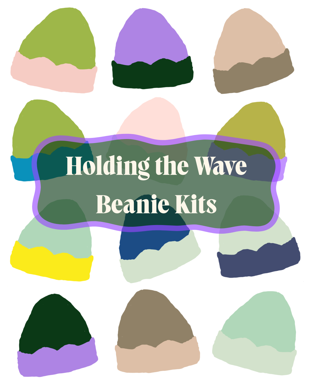 Holding the Wave Beanie Kits